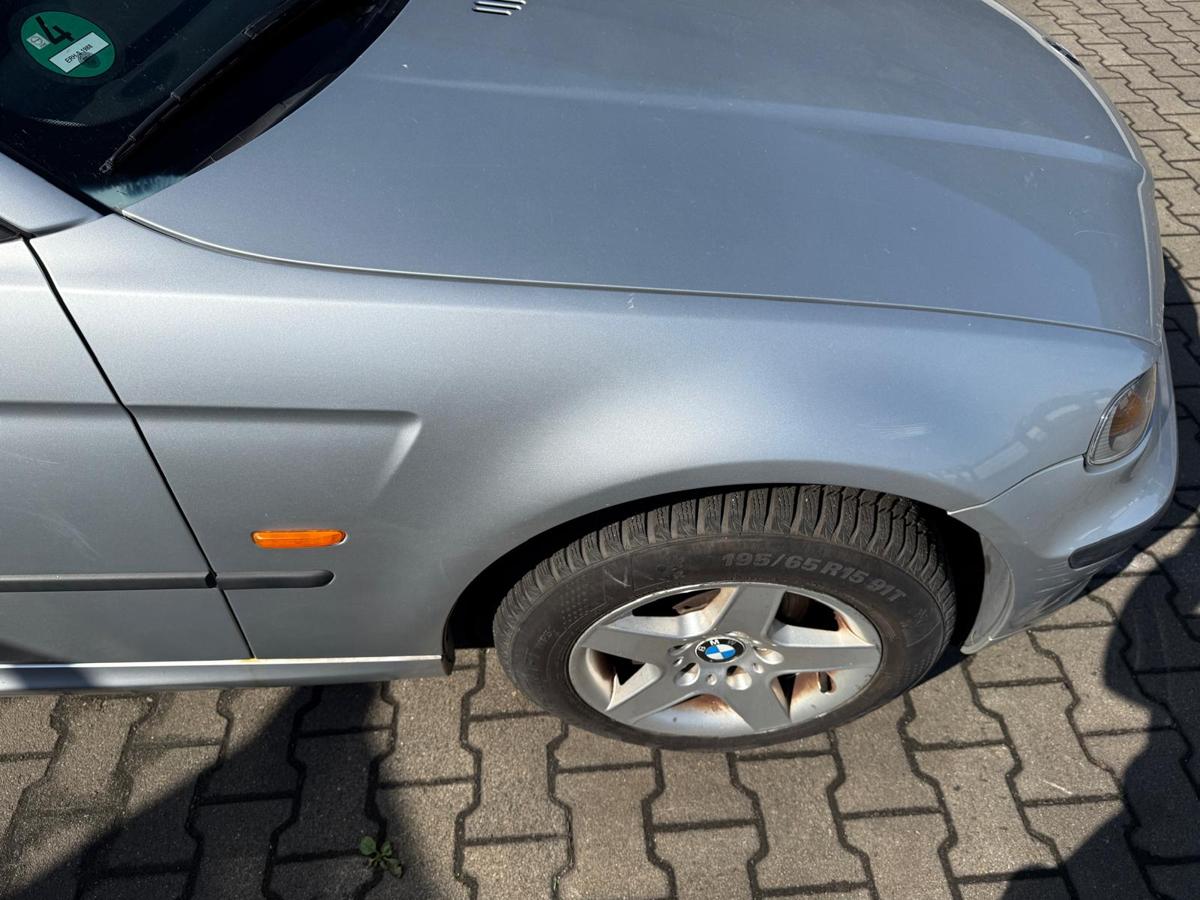 BMW E46 Compact original Kotflügel rechts 354 Titansilber Metallic BJ04